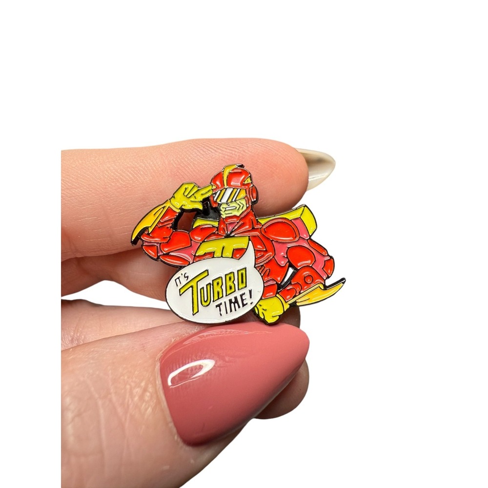 It's Turbo Time pin/Jingle All the Way Christmas pin/badge/lapel/funny gift